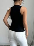 Ninonine "Aria" | Y2K Sleeveless Bow-Accent Top