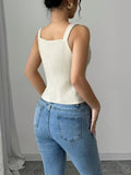 Ninonine "Elysée" | Tailored Button-Front Sleeveless Vest