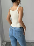 Ninonine "Elysée" | Tailored Button-Front Sleeveless Vest