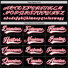 Custom Black White-Red Hockey Jersey