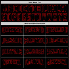 Custom Stitched Black Black-Red Sports Pullover Sweatshirt Hoodie