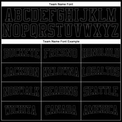 Custom Black Black-Steel Gray Authentic Throwback Basketball Jersey