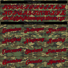 Custom Stitched Camo Red-Navy Sports Pullover Sweatshirt Salute To Service Hoodie