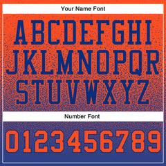 Custom Stitched Royal Orange Fade Fashion Sports Pullover Sweatshirt Hoodie
